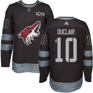 Herren Arizona Coyotes Eishockey Trikot Anthony Duclair #10 Authentic Schwarz 1917-2017 100th Anniversary